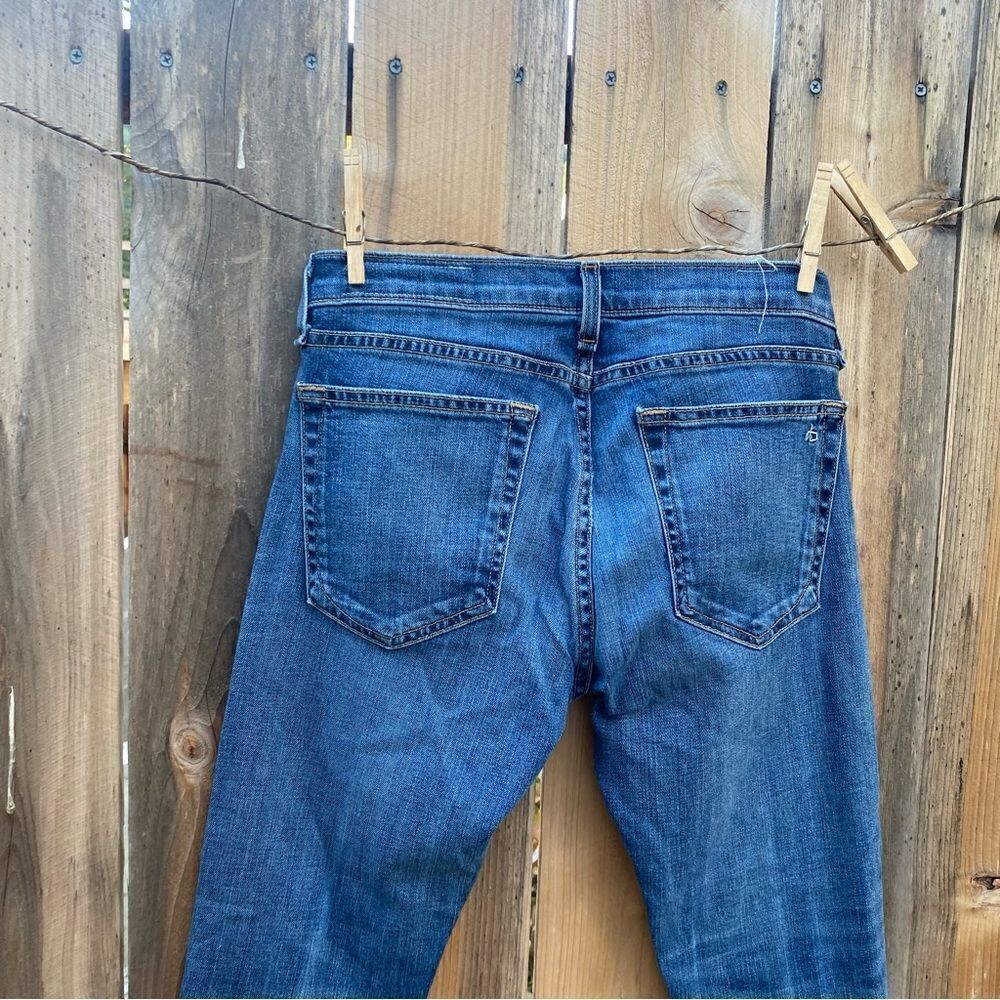 Rag& bone Dre Low-Rise Slim Boyfriend Ankle Jeans size 25 - Picture 10 of 16